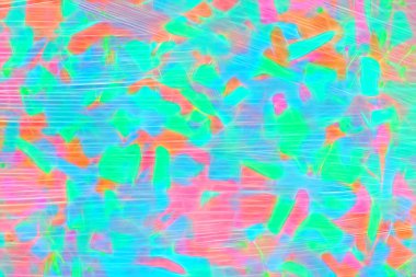 Güzel yaratıcı bir arka plan. Canlı, soyut bir dokunun yansıması. Pankart, poster, el ilanı, kart, kartpostal, kapak, broşür için desen tasarımı. Renkli soyut arka plan. Canlı ve neşeli..