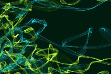 Renkli çizgiler ve dalgalarla soyut arkaplan 