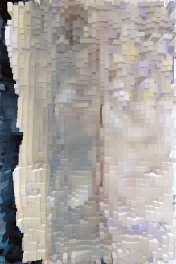 Güzel yaratıcı bir arka plan. Canlı, soyut bir dokunun yansıması. Pankart, poster, el ilanı, kart, kartpostal, kapak, broşür için desen tasarımı. Renkli canlı küpler soyut arkaplan.