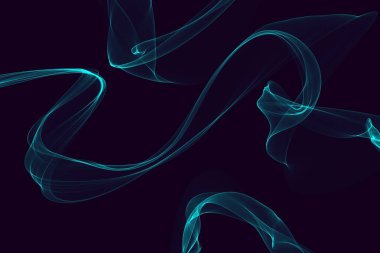 Zarif dalgalarla soyut arkaplan