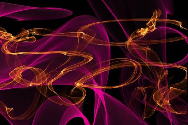 Zarif dalgalarla soyut arkaplan