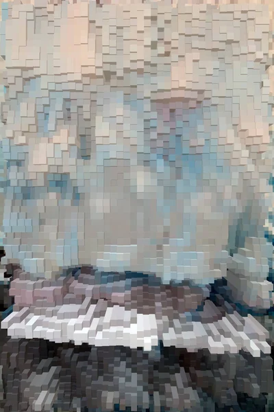 Güzel yaratıcı bir arka plan. Canlı, soyut bir dokunun yansıması. Pankart, poster, el ilanı, kart, kartpostal, kapak, broşür için desen tasarımı. Renkli canlı küpler soyut arkaplan.