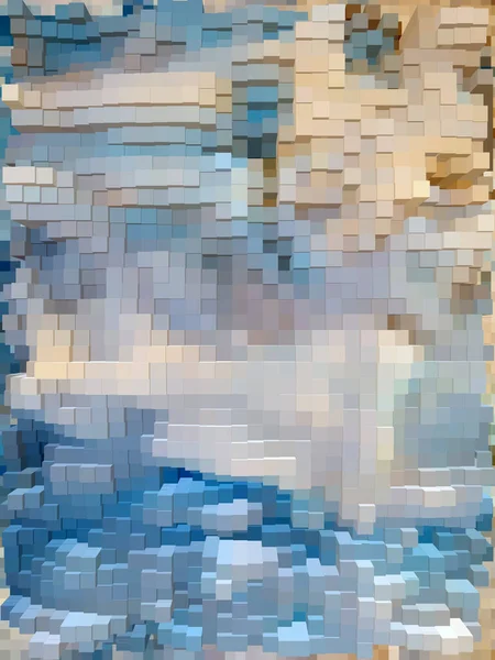 Pixelated Színes Élénk Háttér Web Bannerek Illusztrációk — Stock Fotó