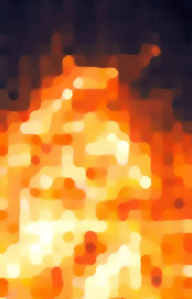 Star Sun Fire Explosion Bursts Blurred Pixel Illustration Rays Light — Stock Photo, Image