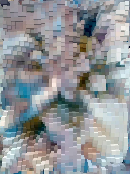 Pixelated Πολύχρωμο Ζωντανό Φόντο Για Διαδίκτυο Πανό Εικόνες — Φωτογραφία Αρχείου