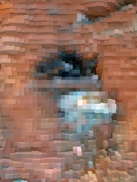 Pixelated Színes Élénk Háttér Web Bannerek Illusztrációk — Stock Fotó