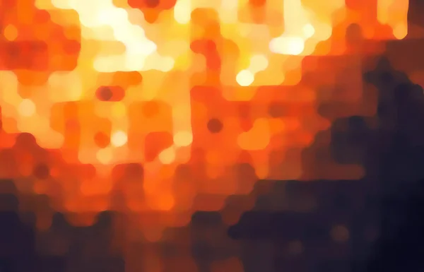 Star Sun Fire Explosion Bursts Blurred Pixel Illustration Rays Light — Stock Photo, Image