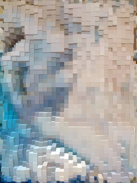 Pixelated Πολύχρωμο Ζωντανό Φόντο Για Διαδίκτυο Πανό Εικόνες — Φωτογραφία Αρχείου