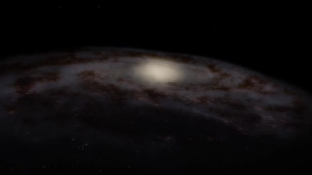 Univers Des Voyages Spatiaux Interstellaires Animation Dans Espace Extérieur Composition — Video