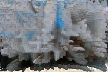 Güzel yaratıcı bir arka plan. Canlı, soyut bir dokunun yansıması. Pankart, poster, el ilanı, kart, kartpostal, kapak, broşür için desen tasarımı. Renkli canlı küpler soyut arkaplan.