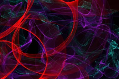 Zarif dalgalarla soyut arkaplan