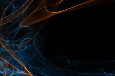 Renkli çizgiler ve dalgalarla soyut arkaplan 