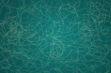 Koyu arkaplanda soyut çizgiler ve şekiller tasarımı