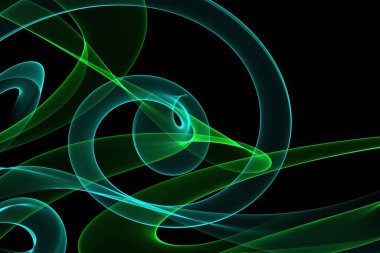 Renkli çizgiler ve dalgalarla soyut arkaplan 