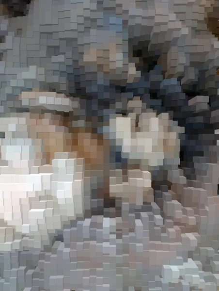 Pixelated Színes Élénk Háttér Web Bannerek Illusztrációk — Stock Fotó