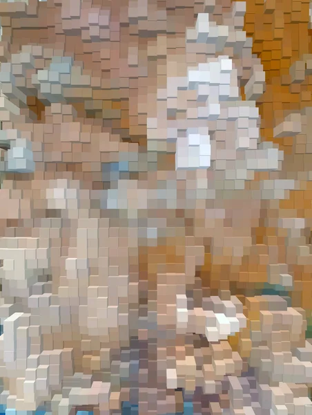 Pixelated Színes Élénk Háttér Web Bannerek Illusztrációk — Stock Fotó