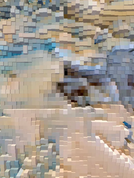 Pixelated Πολύχρωμο Ζωντανό Φόντο Για Διαδίκτυο Πανό Εικόνες — Φωτογραφία Αρχείου