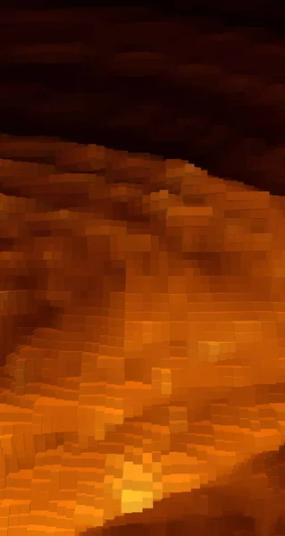 Sol Eld Explosion Spränger Suddig Pixel Illustration Med Strålar Ljus — Stockfoto