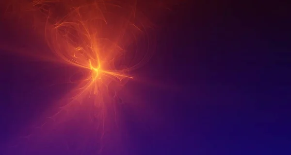 Abstrakcyjne Pomarańczowe Czerwone Światło Wiązki Laserowe Świecące Kształty Wielokolorowe Tło — Zdjęcie stockowe