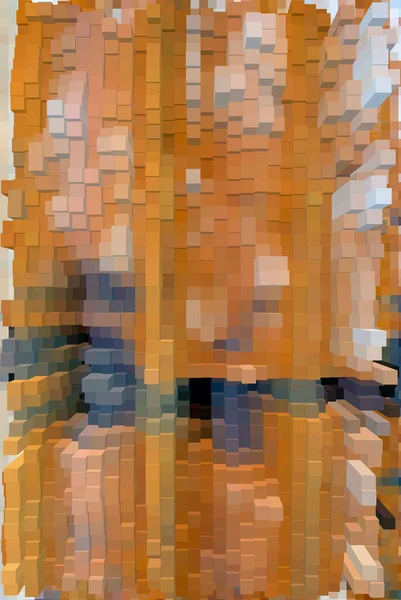 Güzel yaratıcı bir arka plan. Canlı, soyut bir dokunun yansıması. Pankart, poster, el ilanı, kart, kartpostal, kapak, broşür için desen tasarımı. Renkli canlı küpler soyut arkaplan.