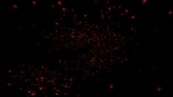 Ρεαλιστικό Βίντεο Animation Του Σοβαρού Οξέος Αναπνευστικού Συνδρόμου Coronavirus Sars — Αρχείο Βίντεο