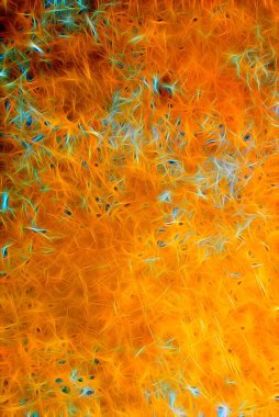 Soyut ışık ve lazer ışınları, fraktallar ve parıldayan şekiller hayal gücü, yaratıcılık ve tasarım için çok renkli sanat arkaplan dokusu. Baskı, web, poster, kartpostal, oyun, sanat için yaratıcı fikirler.