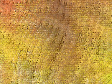 Arkaplanlar, duvar kağıtları, dokular ve ilginç yaratıcı fikirler için sarı renkli tuval dokusu