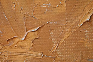 Resim detaylı desen canlı renkli renkler ve fırça darbeleri ve palet bıçak darbeleriyle yakın plan