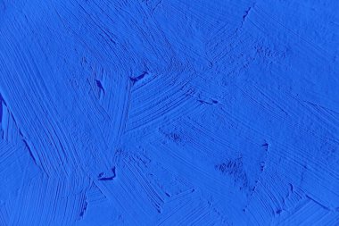 Canlı mavi renkleri boyamak, ilginç, yaratıcı ve yaratıcı arka planlar için fırça darbeleri. Web ve tasarım için.