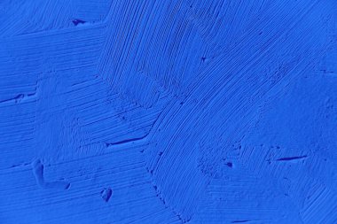 Canlı mavi renkleri boyamak, ilginç, yaratıcı ve yaratıcı arka planlar için fırça darbeleri. Web ve tasarım için.