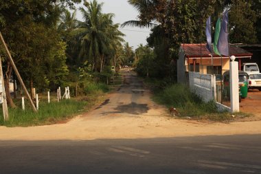 Hindistan kırsal evleri manzaralar