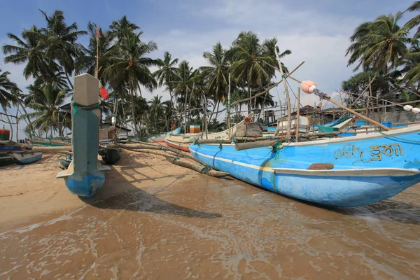 Alte Hölzerne Fischerboote Strand Indien — Stockfoto