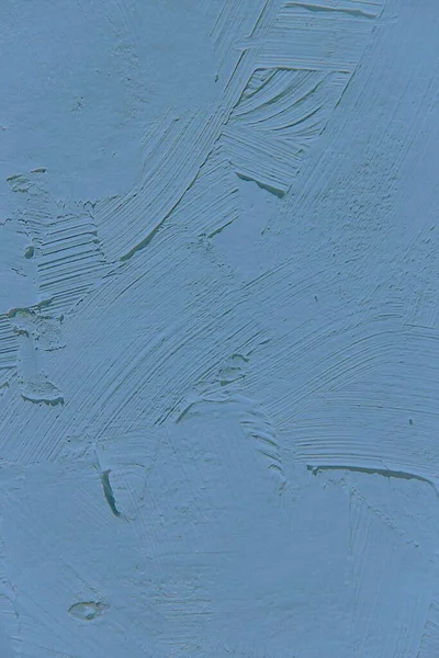 Malowanie Bliska Niebieskiego Koloru Pantone Niagara Tekstury Pędzla Dla Ciekawych — Zdjęcie stockowe