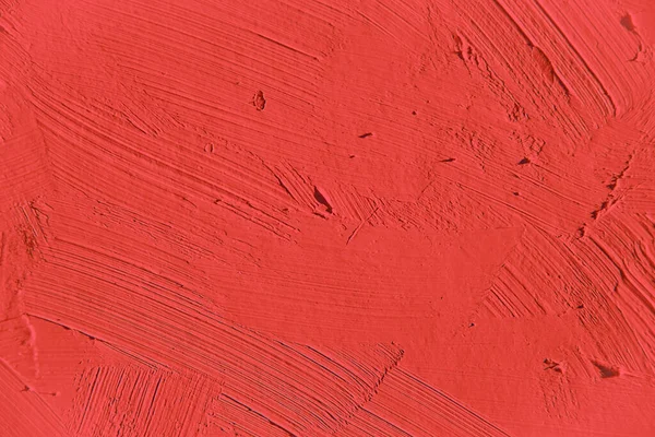 Festés Közeli Piros Textúra Érdekes Kreatív Fantáziadús Háttérrel — Stock Fotó