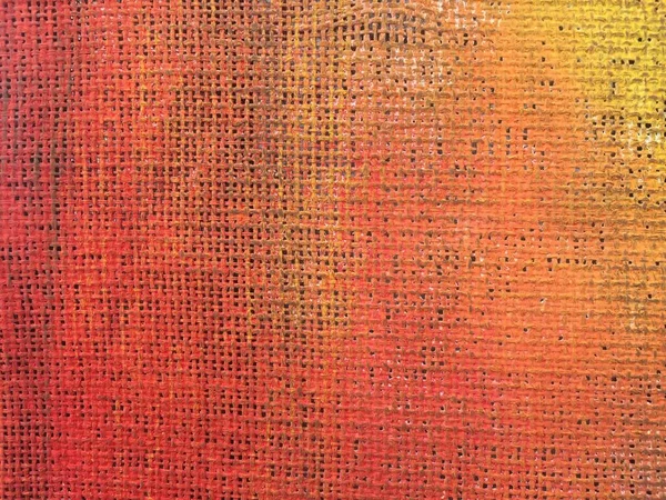 Orange Gefärbte Leinwandtextur Für Hintergründe Tapeten Texturen Und Interessante Kreative — Stockfoto