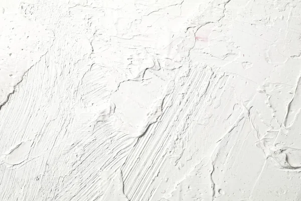 Textura Branca Com Pincel Pinceladas Faca Paleta Para Fundos Interessantes — Fotografia de Stock
