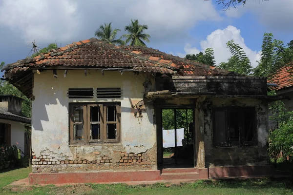 India Pedesaan Rumah Lanskap — Stok Foto