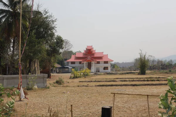 Indien Landhäuser Landschaften — Stockfoto