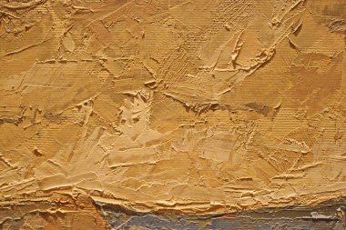 Resim detaylı desen canlı renkli renkler ve fırça darbeleri ve palet bıçak darbeleriyle yakın plan