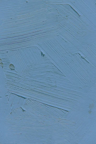 Пэйнтинг Крупным Планом Синего Цвета Пантоне Ниагара Раскраска Текстуры Кисти — стоковое фото