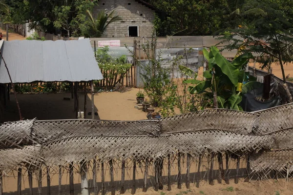 Hindistan kırsal evleri manzaralar