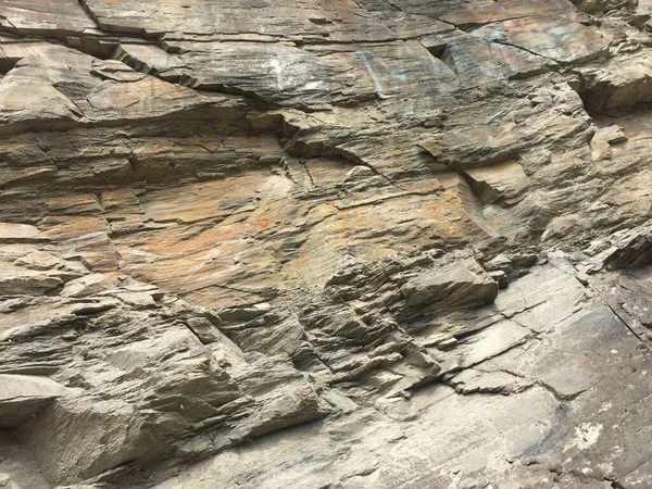 Parede Pedra Montanha Para Fundos Interessantes Criativos — Fotografia de Stock