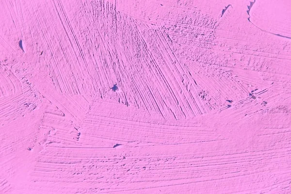 画中的特写纹理 浅粉色 淡淡的淡紫色背景 多彩的 富有创意的背景 油画画笔上的油彩笔触纹理 用于网页和设计 — 图库照片