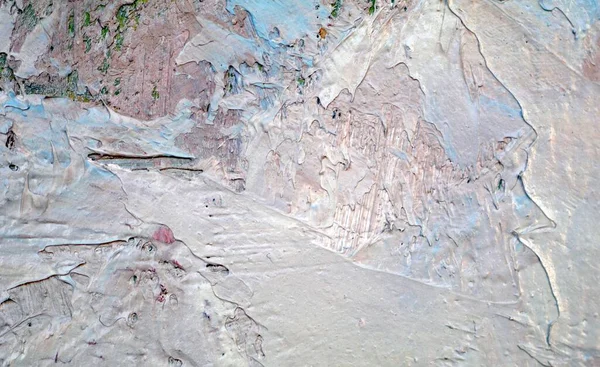 Resim detaylı desen canlı renkli renkler ve fırça darbeleri ve palet bıçak darbeleriyle yakın plan