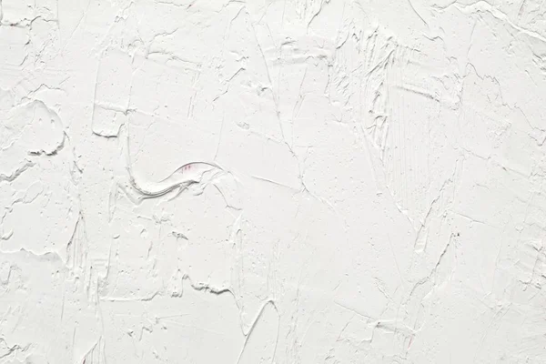 White Texture Brush Palette Knife Strokes Interesting Modern Backgrounds Suitable — Stock Photo, Image