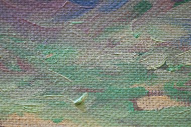 Yağlı boya dokusunu fırça darbeleri ve palet bıçak darbeleriyle kapat