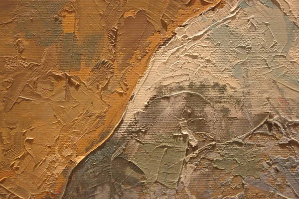 Umění Malování Detailní Textura Close Živými Barevnými Barvami Tahy Štětcem — Stock fotografie