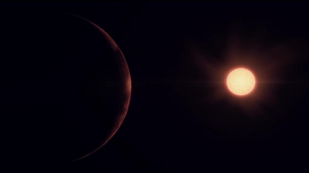 Planet Görüntüleri Evren Canlandırması — Stok video
