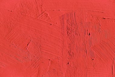 İlginç, yaratıcı ve yaratıcı arka planlar için kırmızı dokuyu boyamak.