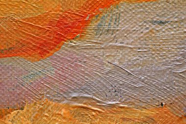 Yağlı boya dokusunu fırça darbeleri ve palet bıçak darbeleriyle kapat